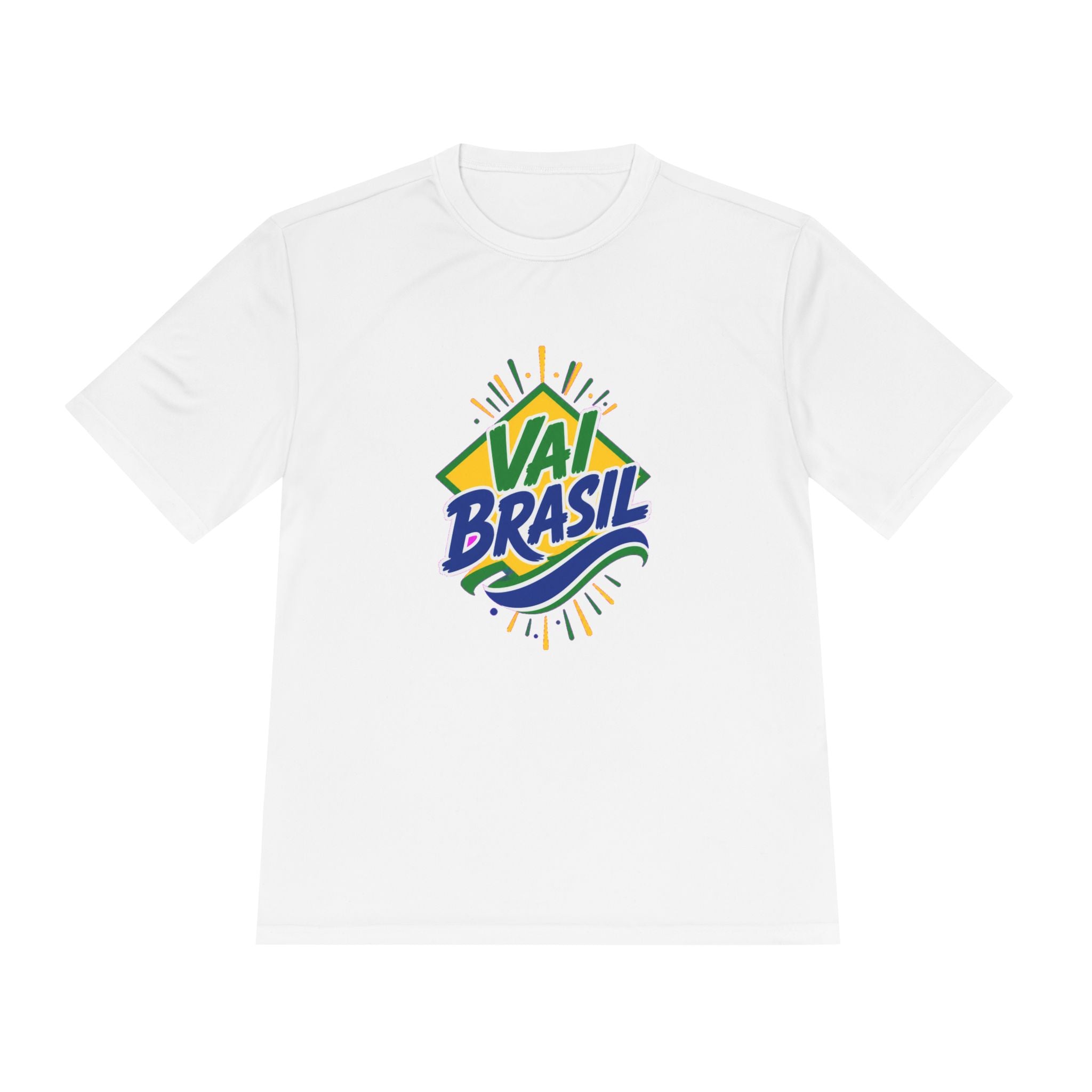 Brazil Soccer T Shirt, Vai Brasil Tee, World Football Fan Shirt, Moisture Wicking Sport Tee