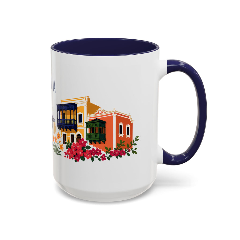 Lima Coffee Mug | Peru Travel Souvenir | Porcelain Decal City Gift | 11oz 15oz Accent Mug