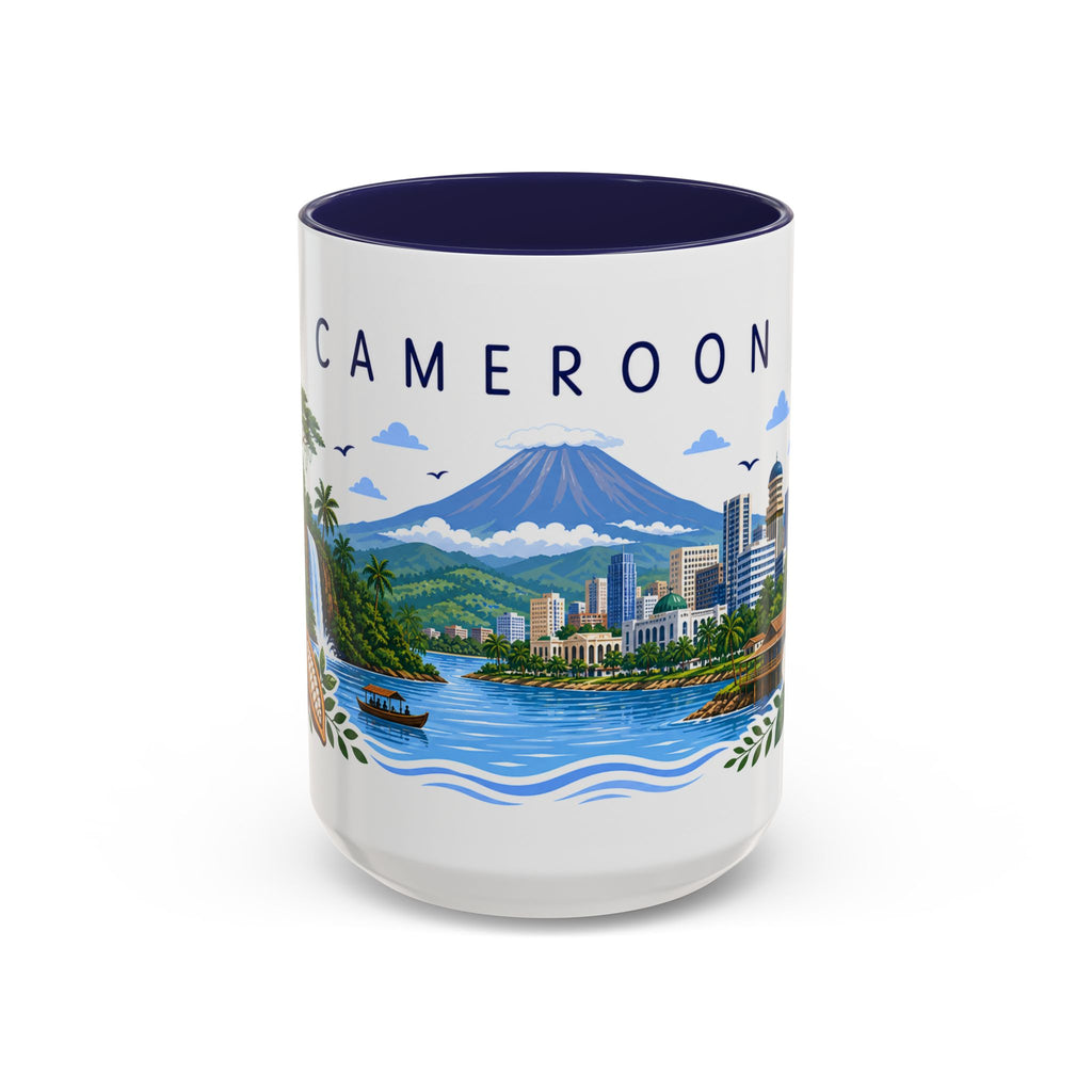 Cameroon Coffee Mug | Travel Souvenir Accent Mug | Place Gift Ceramic Cup 11oz 15oz