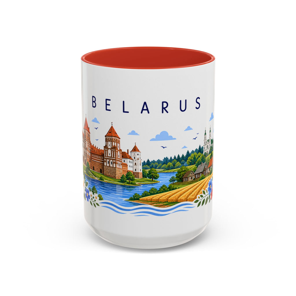 Belarus Coffee Mug | Travel Souvenir Accent Mug | Place Gift Ceramic Cup 11oz 15oz