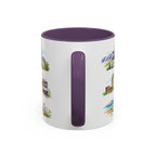 Salt Lake City Illustrated Travel Mug | City Souvenir Accent Coffee Mug | 11oz 15oz Ceramic Cup