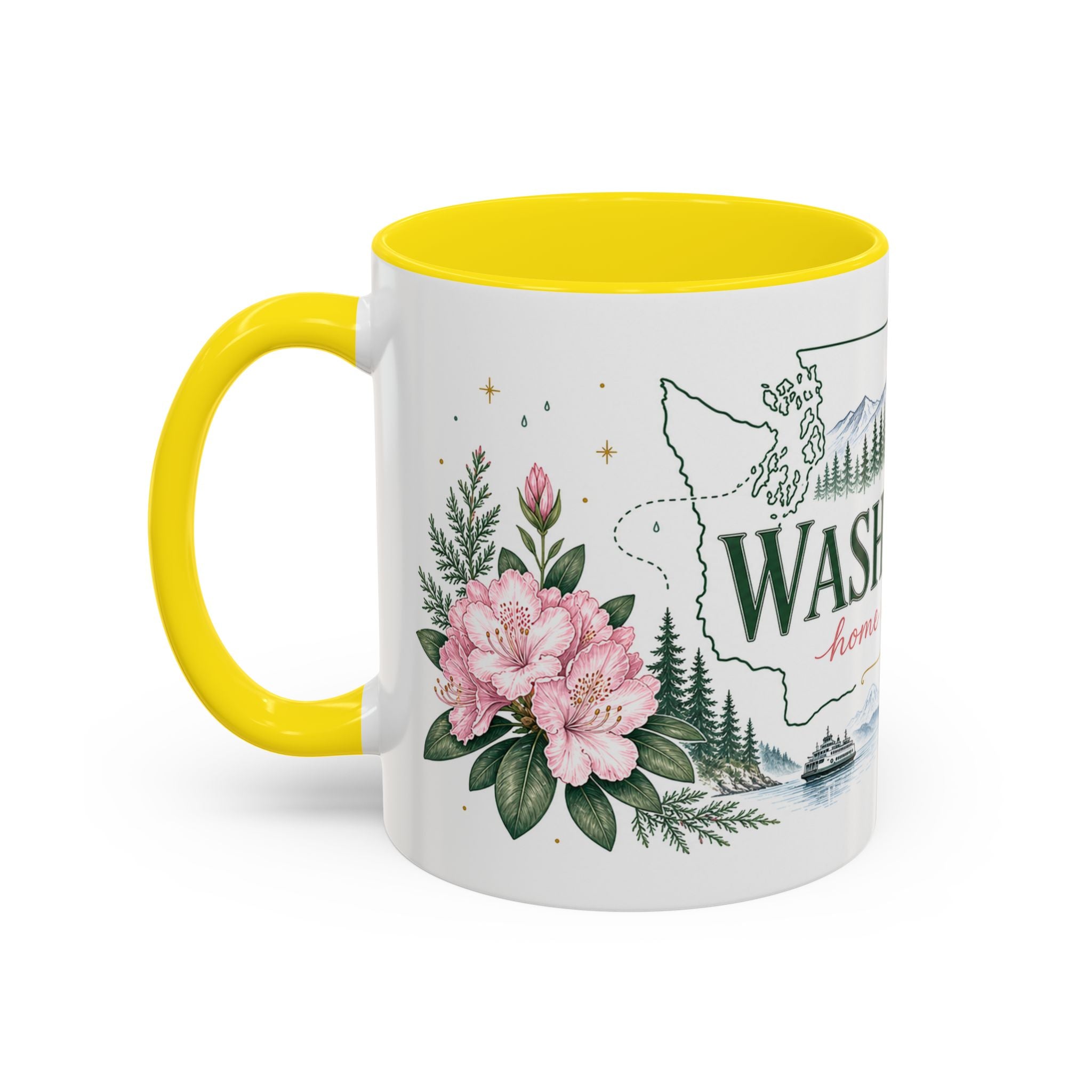 Washington State Map Mug | Moving Away, Homesick, Long Distance Friendship Gift