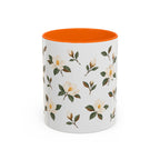 Mississippi Magnolia Mug, State Flower Floral Coffee Cup, 11oz Botanical Gift