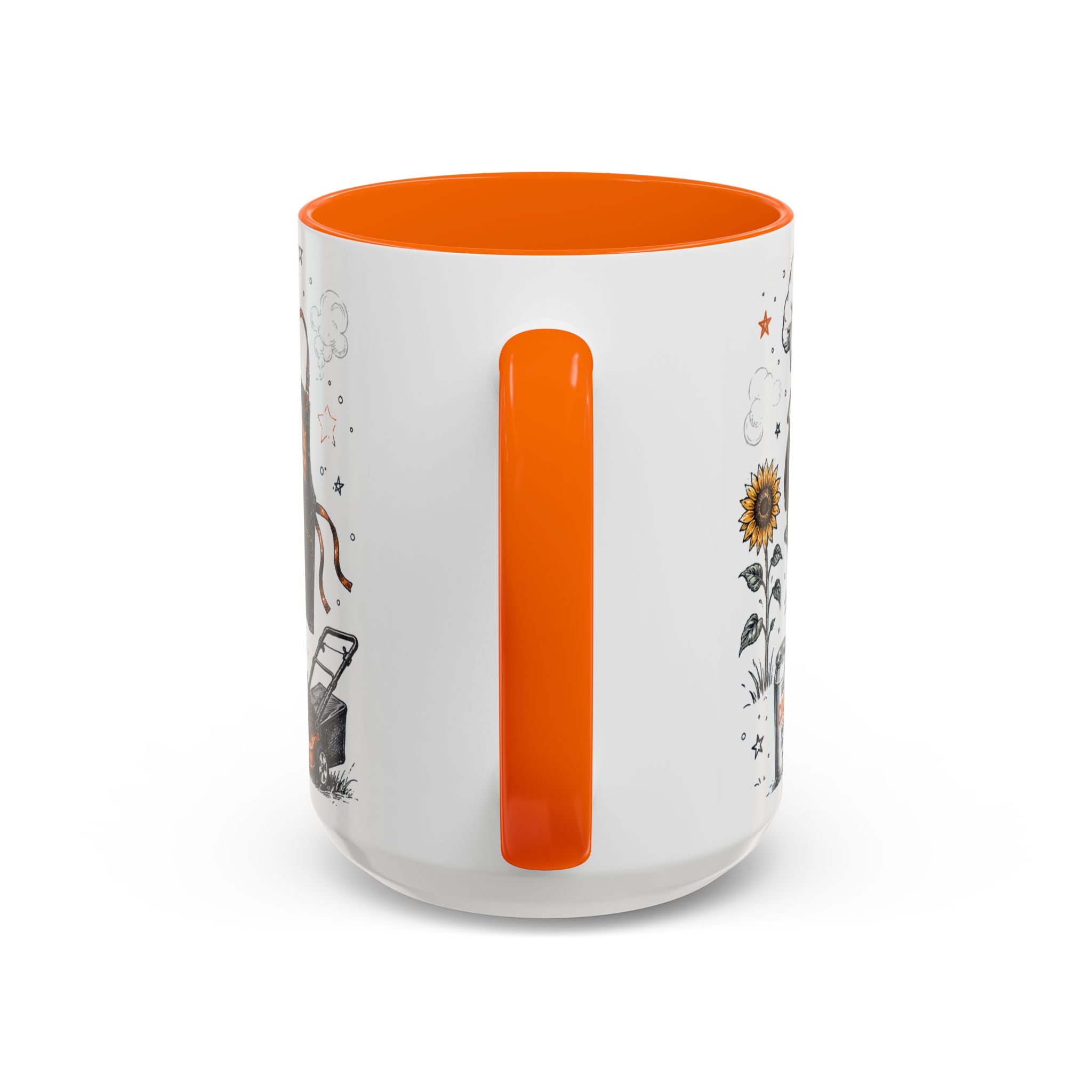 Grill Master Coffee Mug | Father's Day Gift for Dad | Accent Color Ceramic 11oz 15oz