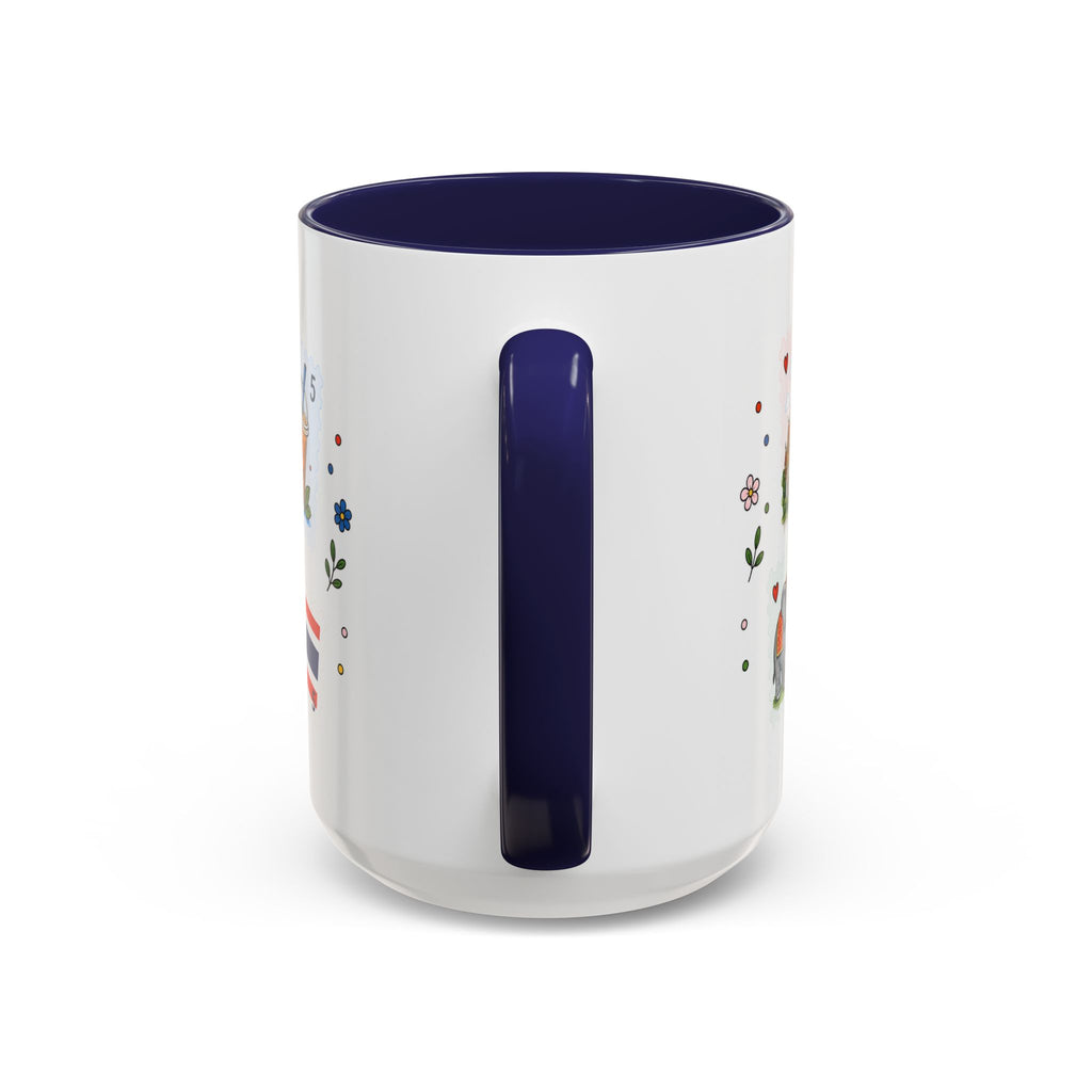 Bangkok Coffee Mug | Postage Stamp Collage Mug | Travel Souvenir Accent Cup 11oz 15oz