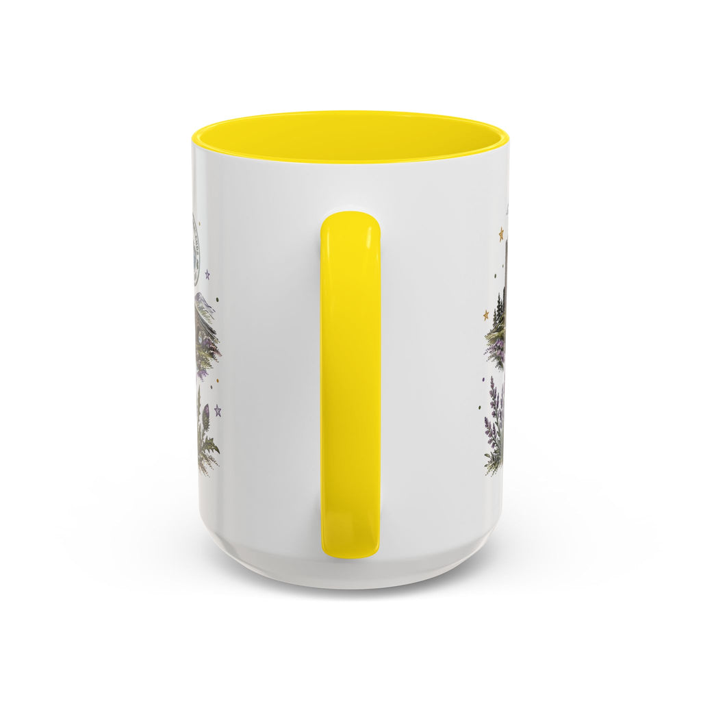 Scottish Highlands Coffee Mug | Travel Destination Souvenir Gift | Accent Color Ceramic 11oz 15oz