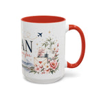 Japan Home Country Mug | Moving Away Gift | Long Distance Friendship | 11 oz 15 oz Accent Mug
