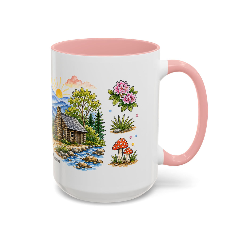 Great Smoky Mountains National Park Mug | US Travel Souvenir Accent Coffee Mug | 11oz 15oz Ceramic Cup