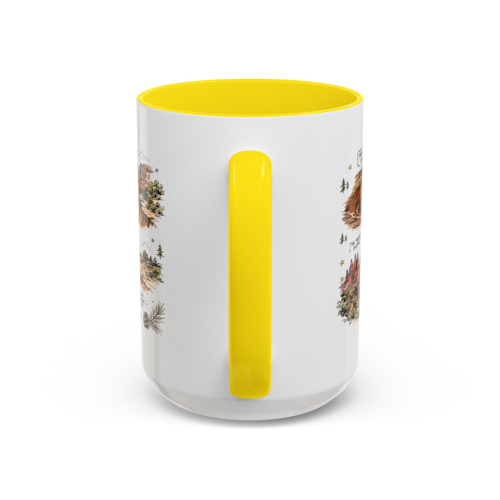 Canyonlands National Park Coffee Mug | Utah Red Rock Desert River Gift | Accent Color Ceramic 11oz 15oz