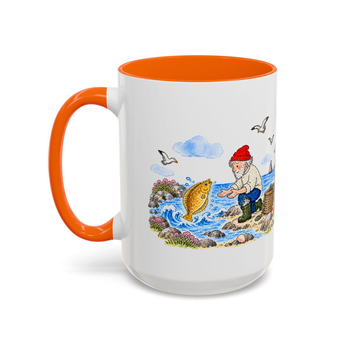 The Fisherman and His Wife Mug | Storybook Fairy Tale Accent Coffee Mug | EveryLegend