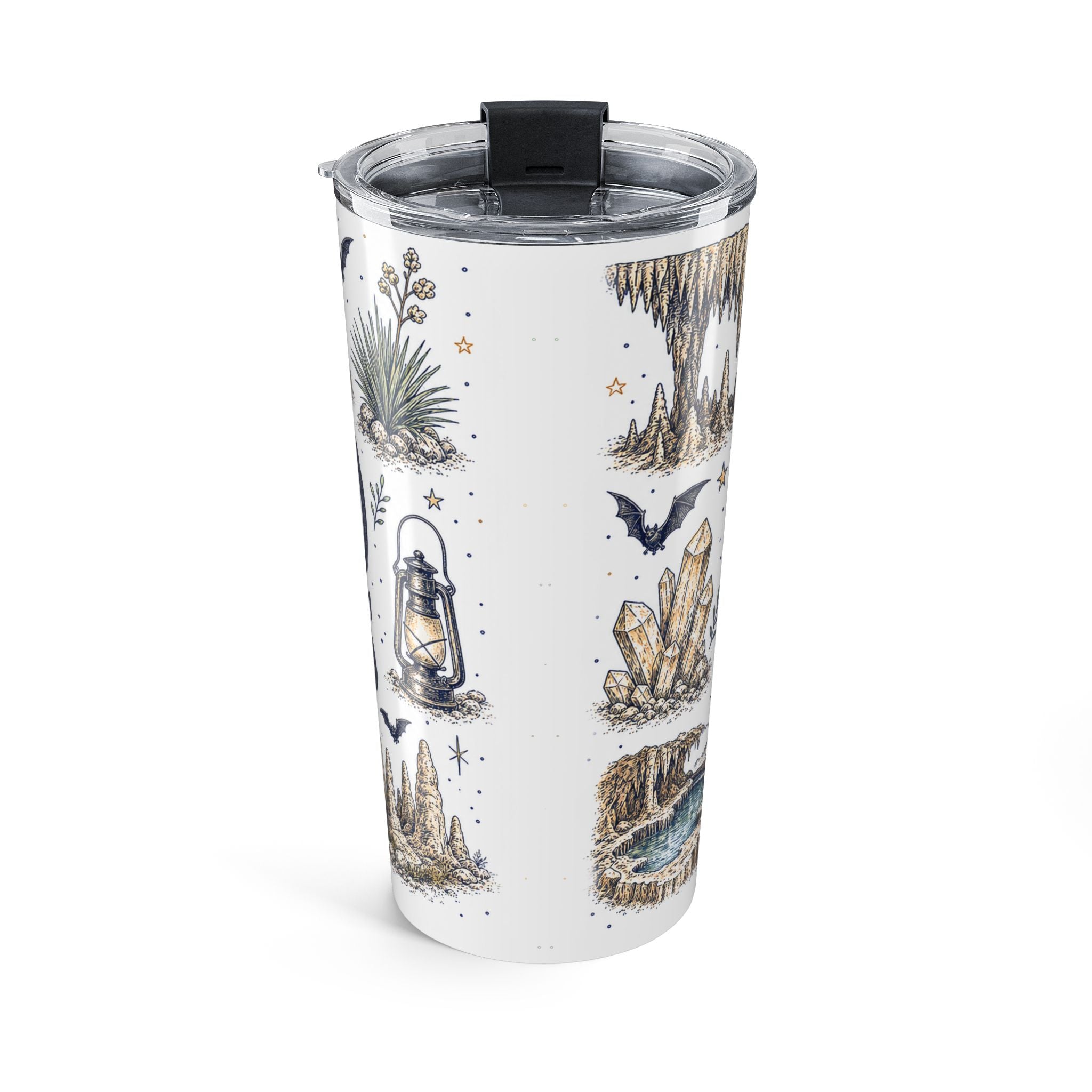 Carlsbad Caverns National Park 20oz Tumbler | New Mexico Cave Exploration Bat Gift | Insulated Stainless Steel Travel Cup