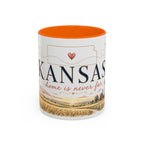 Kansas Home State Mug | Sunflower Prairie Landscape Coffee Cup