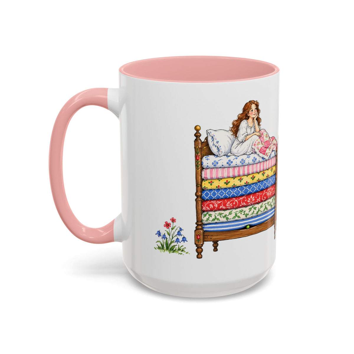The Princess and the Pea Mug | Storybook Fairy Tale Accent Coffee Mug | EveryLegend