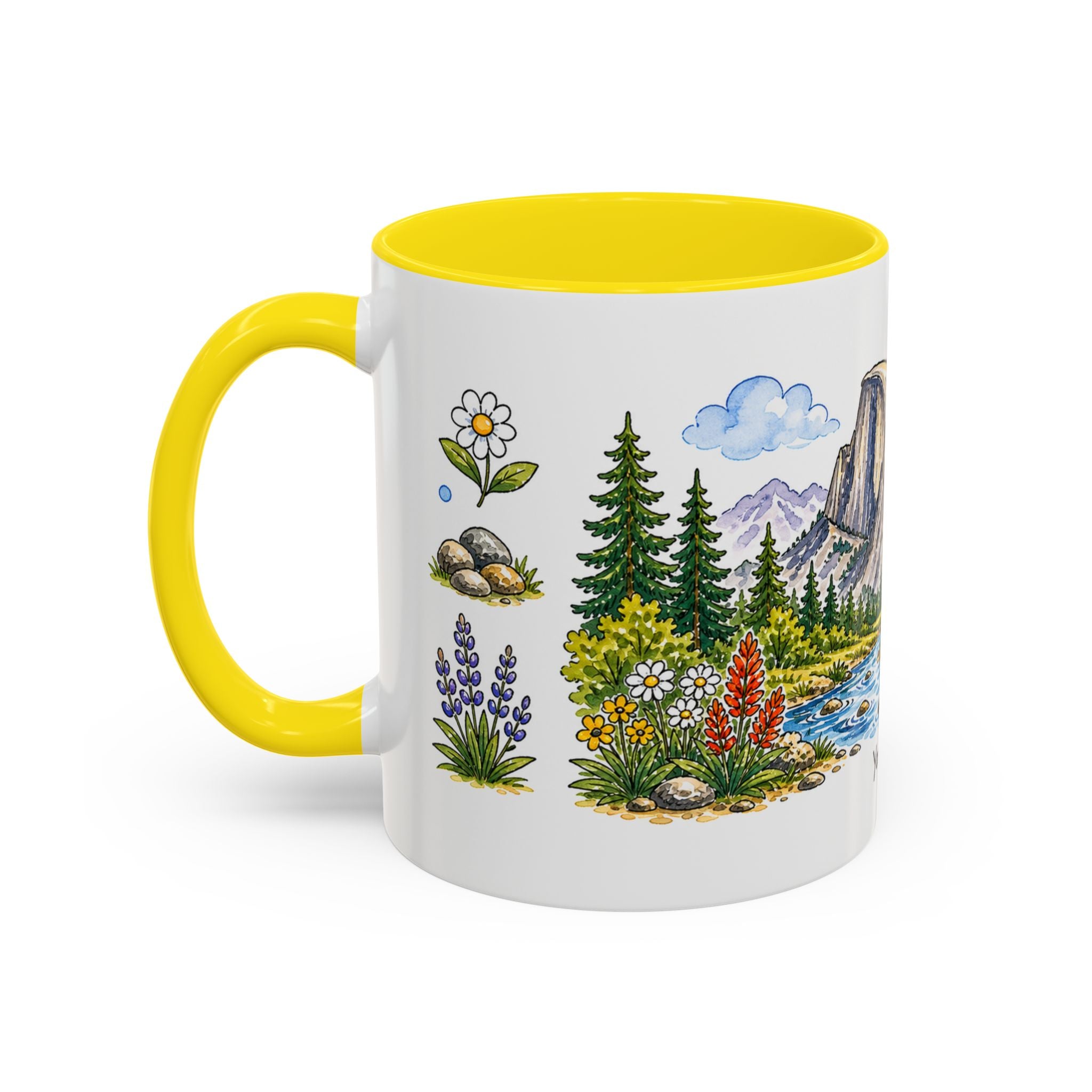 Yosemite National Park Mug | US Travel Souvenir Accent Coffee Mug | 11oz 15oz Ceramic Cup