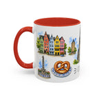 Cologne Illustrated Travel Mug | City Souvenir Accent Coffee Mug | 11oz 15oz Ceramic Cup