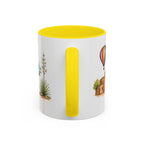 Albuquerque Illustrated Travel Mug | City Souvenir Accent Coffee Mug | 11oz 15oz Ceramic Cup