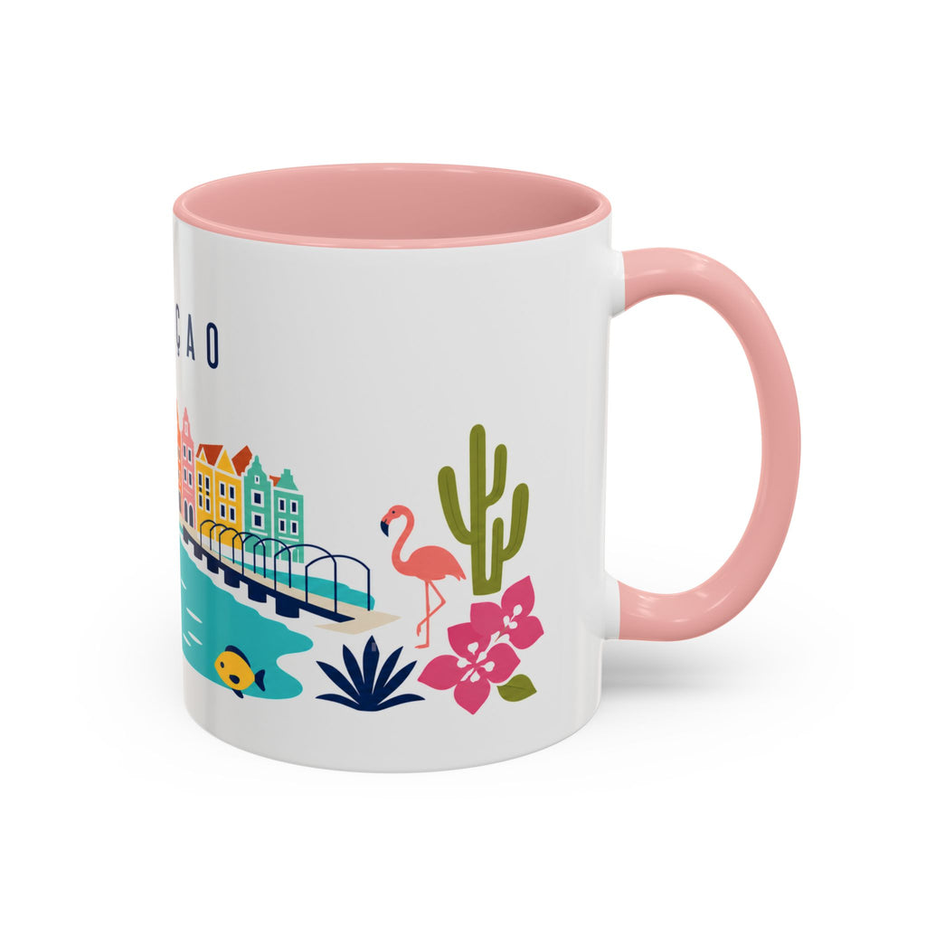 Curaçao Coffee Mug | Travel Souvenir Accent Mug | Country Gift Ceramic Cup 11oz 15oz