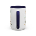 Floral Pumpkin Halloween Mug | Friendly Ghost Watercolor Gift | Accent Cup 11oz 15oz