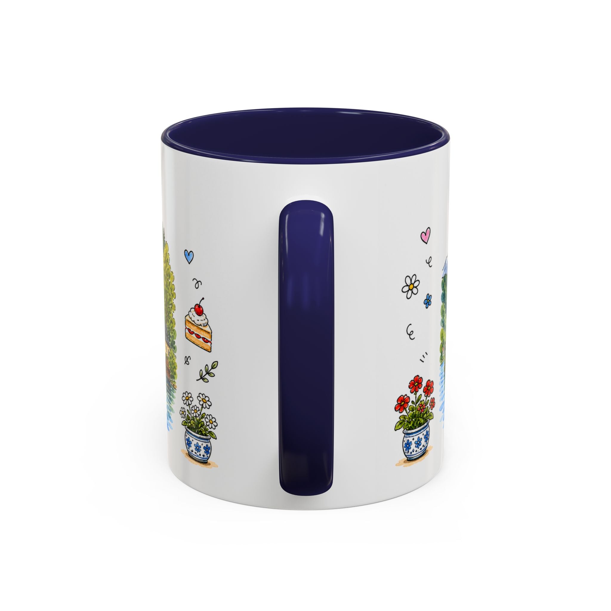 Bled Illustrated Travel Mug | Slovenia Souvenir Accent Coffee Mug | 11oz 15oz Ceramic Cup