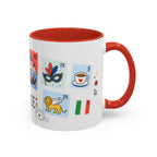 Venice Coffee Mug | Postage Stamp Collage Mug | Travel Souvenir Accent Cup 11oz 15oz