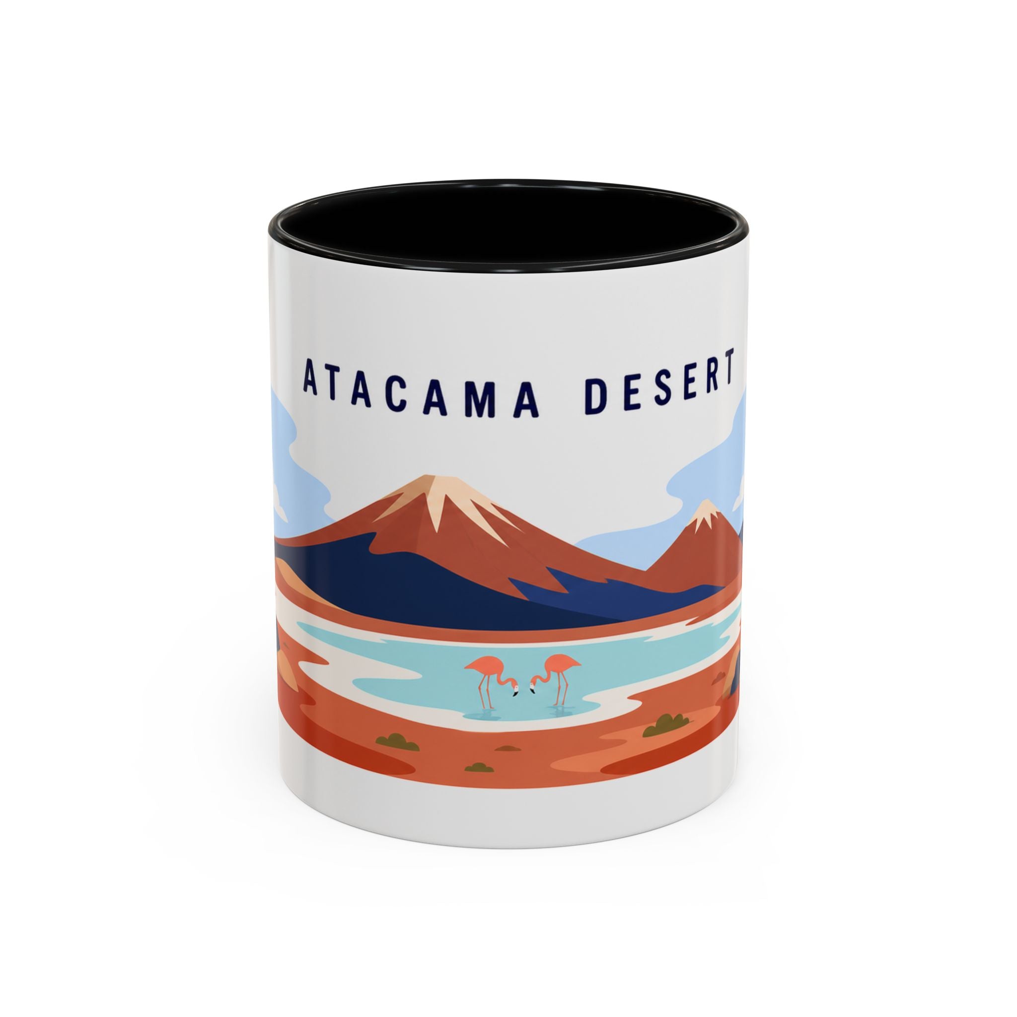 Atacama Desert Coffee Mug | Travel Destination Souvenir Gift | Accent Color Ceramic 11oz 15oz