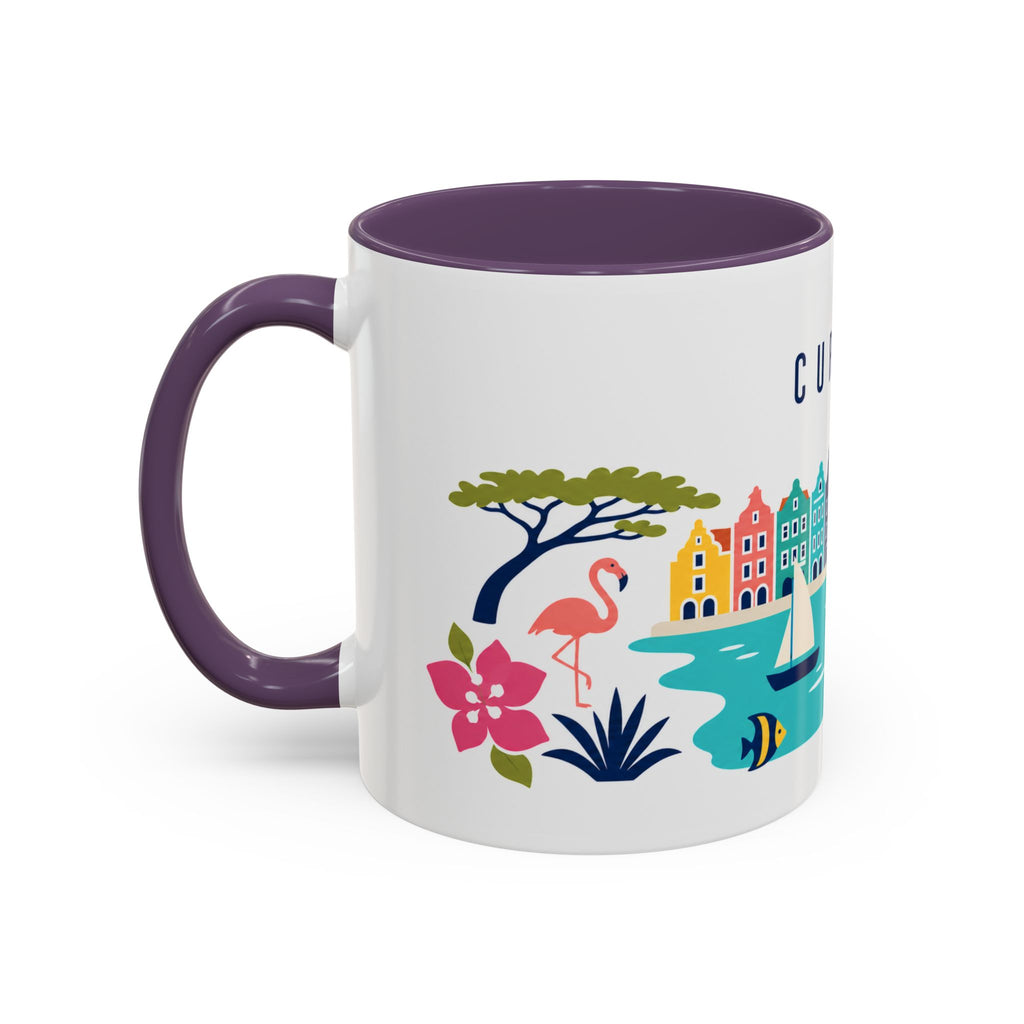 Curaçao Coffee Mug | Travel Souvenir Accent Mug | Country Gift Ceramic Cup 11oz 15oz
