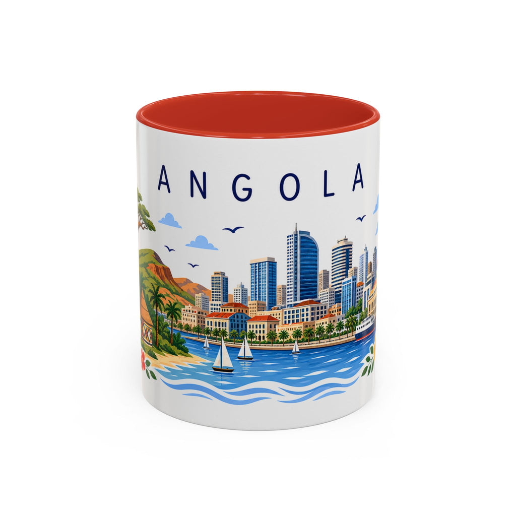 Angola Coffee Mug | Travel Souvenir Accent Mug | Place Gift Ceramic Cup 11oz 15oz