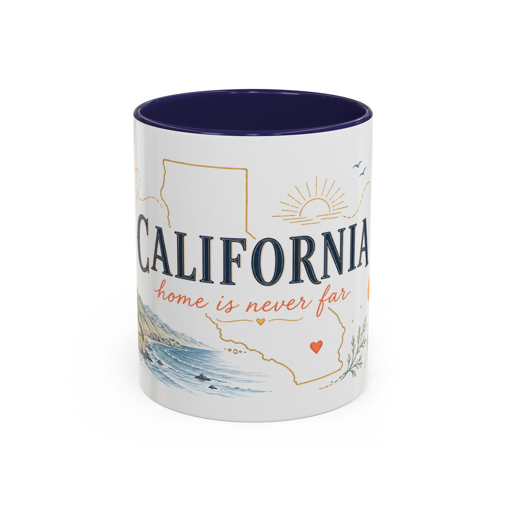 California Home State Mug | Moving Away Gift | Long Distance Friendship Coffee Cup