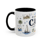 Cairo Coffee Mug | Egypt Souvenir Travel Gift | Accent Color Ceramic 11oz 15oz
