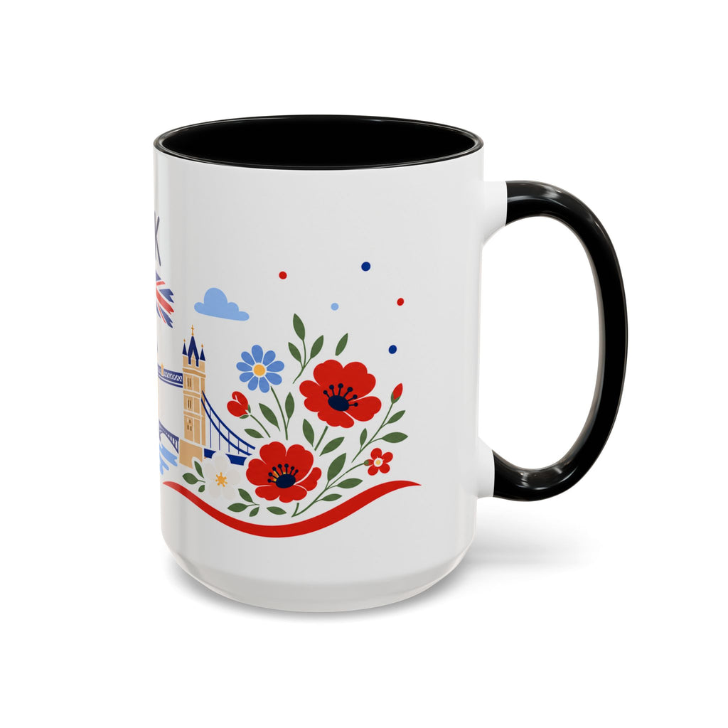 United Kingdom Coffee Mug | Travel Souvenir Accent Mug | Country Gift Ceramic Cup 11oz 15oz