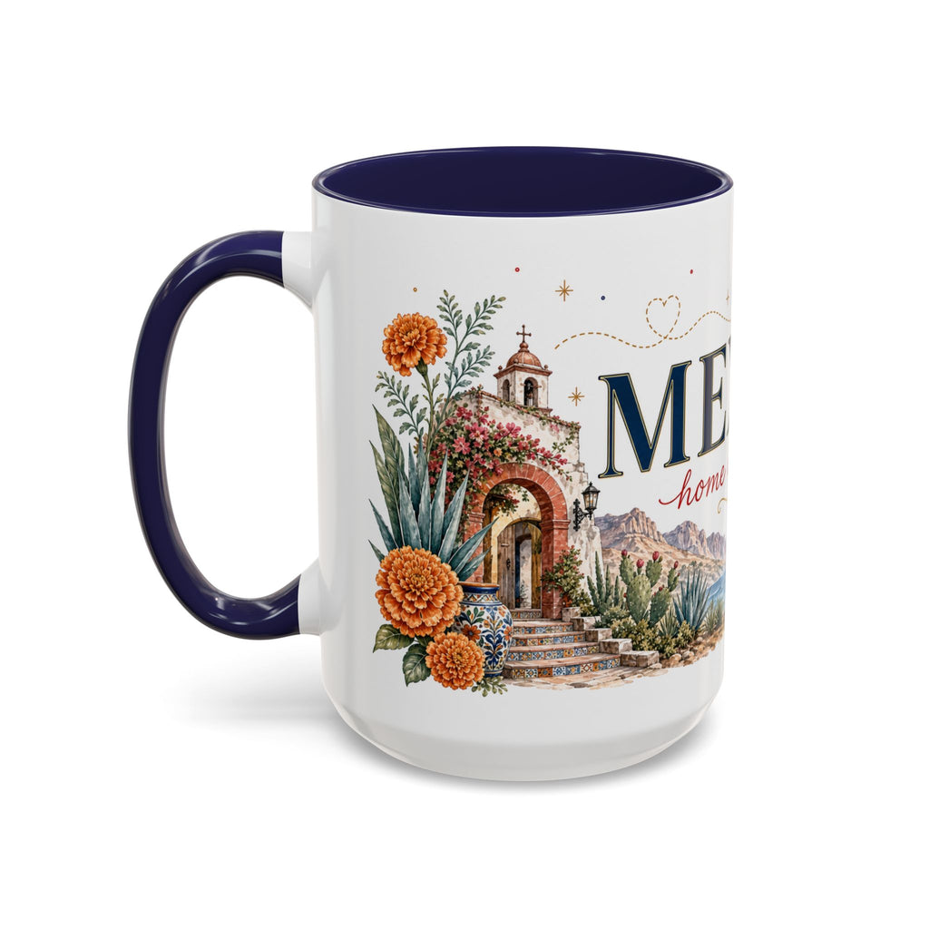 Mexico Home Country Mug | Moving Away Gift | Long Distance Friendship | 11 oz 15 oz Accent Mug