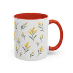 Nebraska Goldenrod Mug, State Flower Floral Coffee Cup, 11oz Botanical Gift