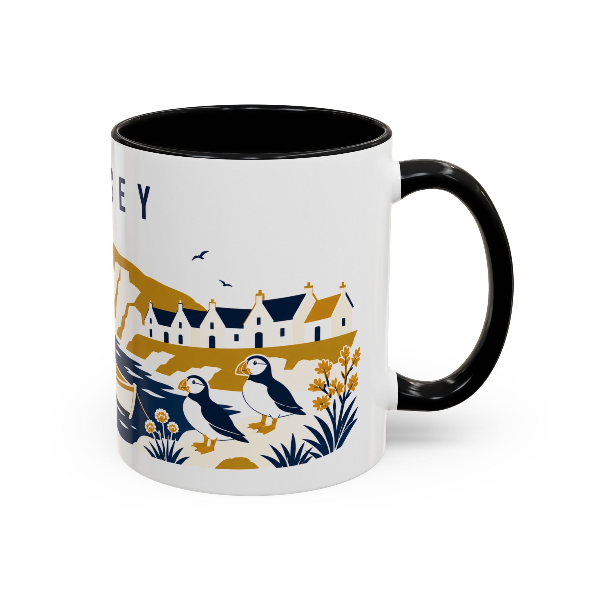 Jersey Coffee Mug | Travel Souvenir Accent Mug | Country Gift Ceramic Cup 11oz 15oz