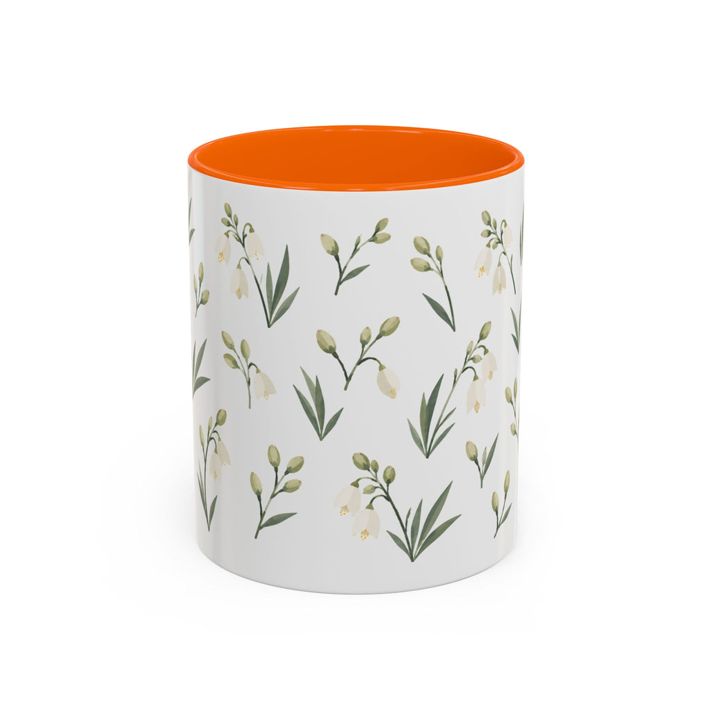 New Mexico Yucca Flower Mug, State Flower Floral Coffee Cup, 11oz Botanical Gift