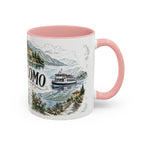 Lake Como Mug, Italy Travel Souvenir, Bucket List Gift, Accent Ceramic Coffee Mug 11oz 15oz