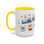 Toronto Coffee Mug | Postage Stamp Collage Mug | Travel Souvenir Accent Cup 11oz 15oz