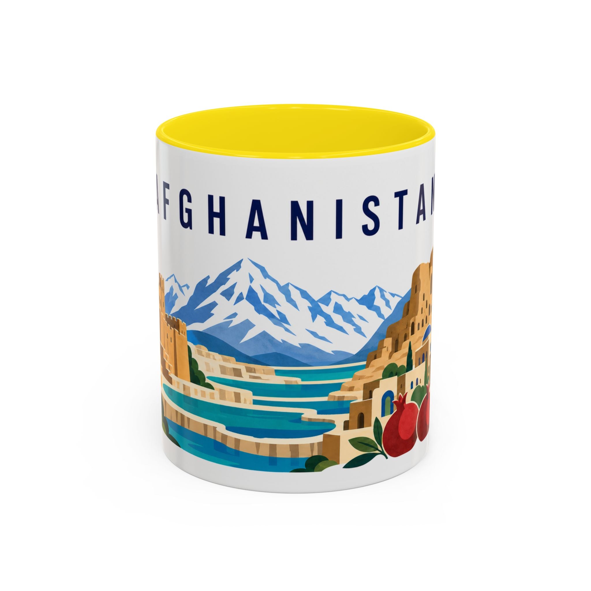 Afghanistan Coffee Mug | Travel Souvenir Accent Mug | Country Gift Ceramic Cup 11oz 15oz