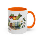 Sacramento Illustrated Travel Mug | City Souvenir Accent Coffee Mug | 11oz 15oz Ceramic Cup