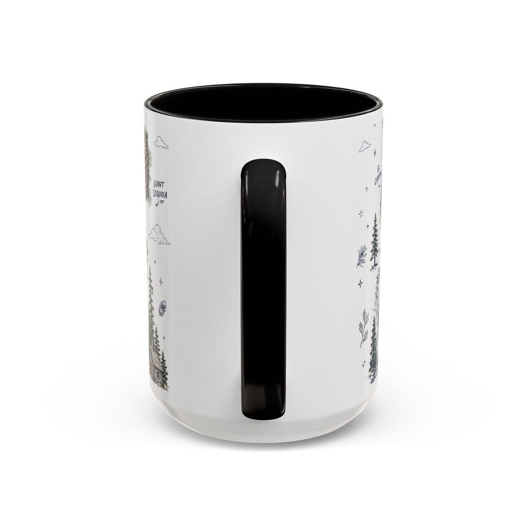 Yosemite National Park Coffee Mug | Hiking Camping Nature Gift | Accent Color Ceramic 11oz 15oz