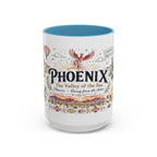 Phoenix Coffee Mug | Arizona Souvenir City Gift | Accent Color Ceramic 11oz 15oz