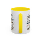 San Diego Coffee Mug | California Souvenir City Gift | Accent Color Ceramic 11oz 15oz