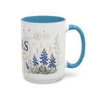Texas State Map Mug | Bluebonnet Botanical Design, Home Reminder Coffee Cup