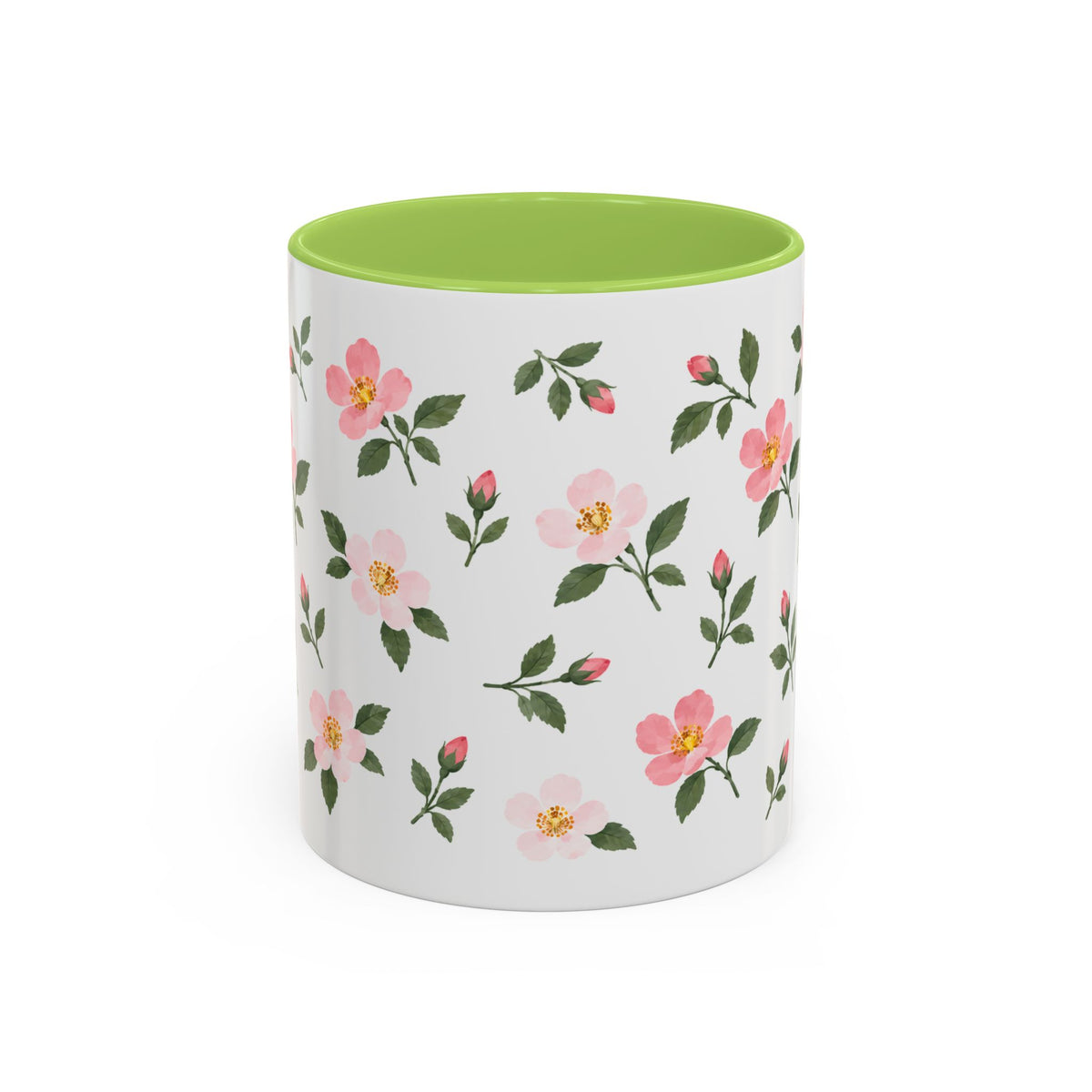 Iowa Wild Rose Mug, State Flower Floral Coffee Cup, 11oz Botanical Gift