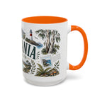Tasmania Coffee Mug | Travel Destination Souvenir Gift | Accent Color Ceramic 11oz 15oz