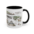Hot Springs National Park Coffee Mug | Arkansas Thermal Spring Spa Gift | Accent Color Ceramic 11oz 15oz