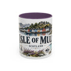 Isle of Mull Mug, Scotland Travel Souvenir, Bucket List Gift, Accent Ceramic Coffee Mug 11oz 15oz