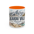 Skardu Valley Mug, Pakistan Travel Souvenir, Bucket List Gift, Accent Ceramic Coffee Mug 11oz 15oz