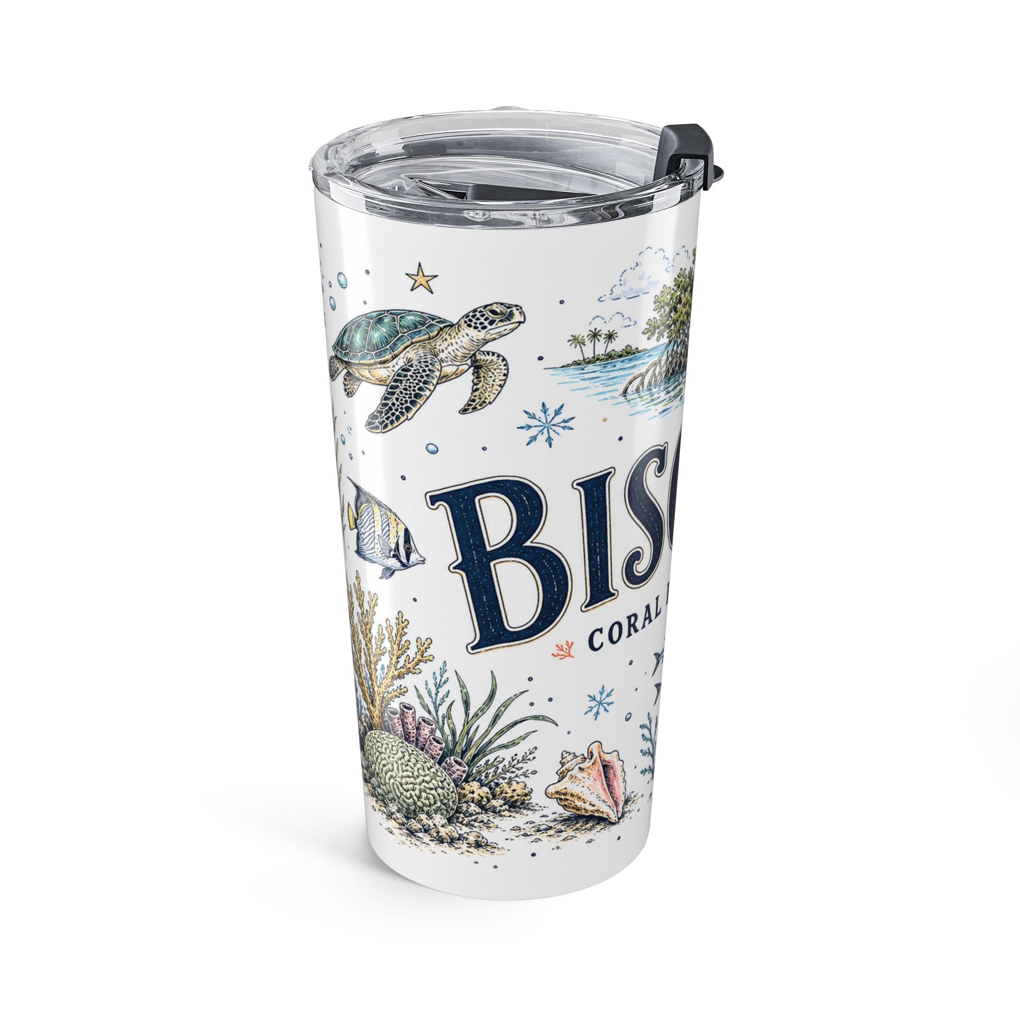 Biscayne National Park 20oz Tumbler | Florida Coral Reef Marine Gift | Insulated Stainless Steel Travel Cup
