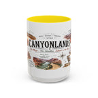 Canyonlands National Park Coffee Mug | Utah Red Rock Desert River Gift | Accent Color Ceramic 11oz 15oz