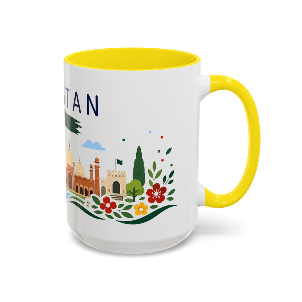 Pakistan Coffee Mug | Travel Souvenir Accent Mug | Country Gift Ceramic Cup 11oz 15oz